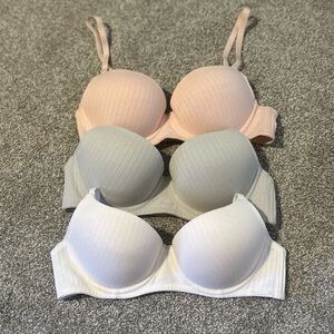 Danskin Set of 3 Push-Up Bras